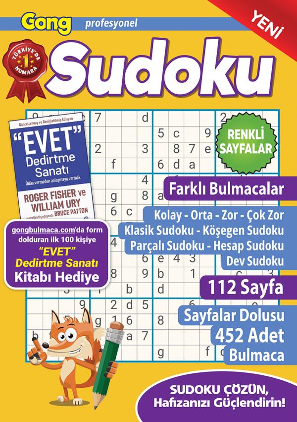 Gong Profesyonel Sudoku 22	