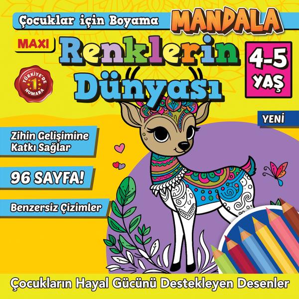 Maxi Renklerin Dünyası- Çocuklar İçin Boyama 11	