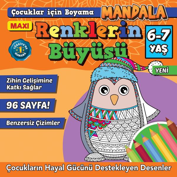 Maxi Renklerin Büyüsü- Çocuklar İçin Boyama 11	